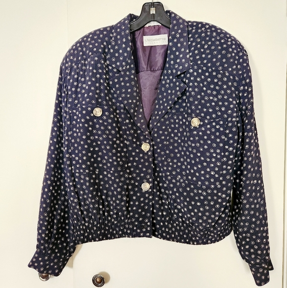Vintage Liz Claiborne printed Jacket - Picture 1 of 8